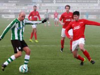 023 2016 SC Genemuiden Excelsior'31  26-11-2016: Voetbal: SC Genemuiden v Excelsior 31: Genemuiden / Martijn Jansen (l) of Genemuiden, Patrick Jurgens (r) of Excelsior '31 Rijssen : SC Genemuiden, Excelsior '31, Rijssen, Martijn Jansen, Patrick Jurgens